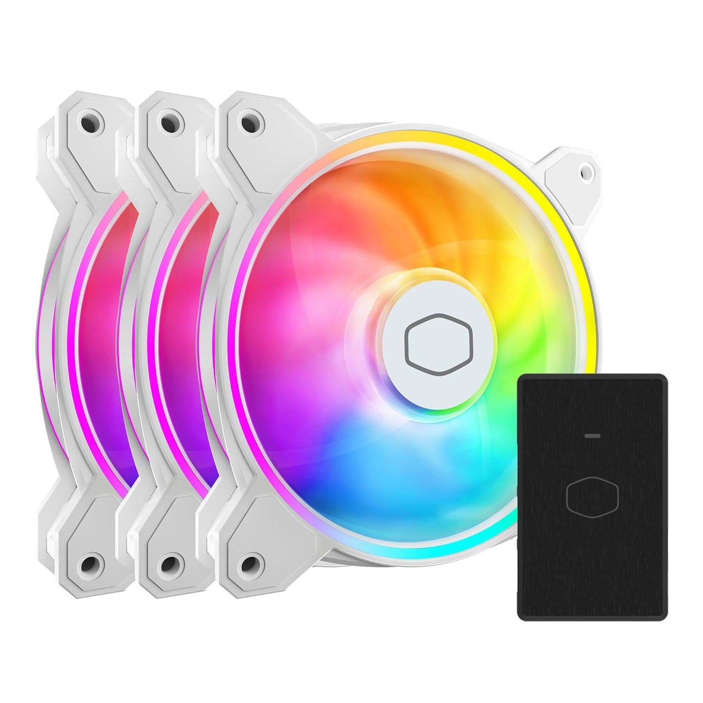 Cooler Master MF120 Halo2 White 3in1 PC Case Fan Review