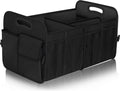 Trunk Organizer 72L Large Capacity Collapsible Car Storage - Black
