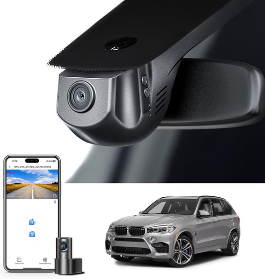 Front 4K & Rear 1080p Dash Cam for BMW X5 Gen3 F85 F15 2014