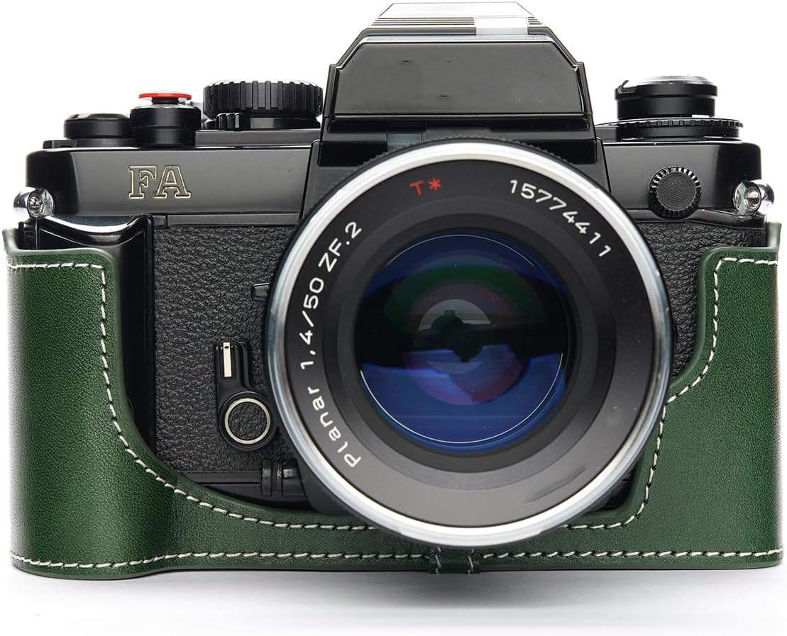 Handmade Genuine Real Leather Half Camera Case for Nikon FA