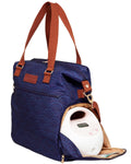 Lizzy Breast Pump Bag - Stylish Pump Tote with Cooler Pocket