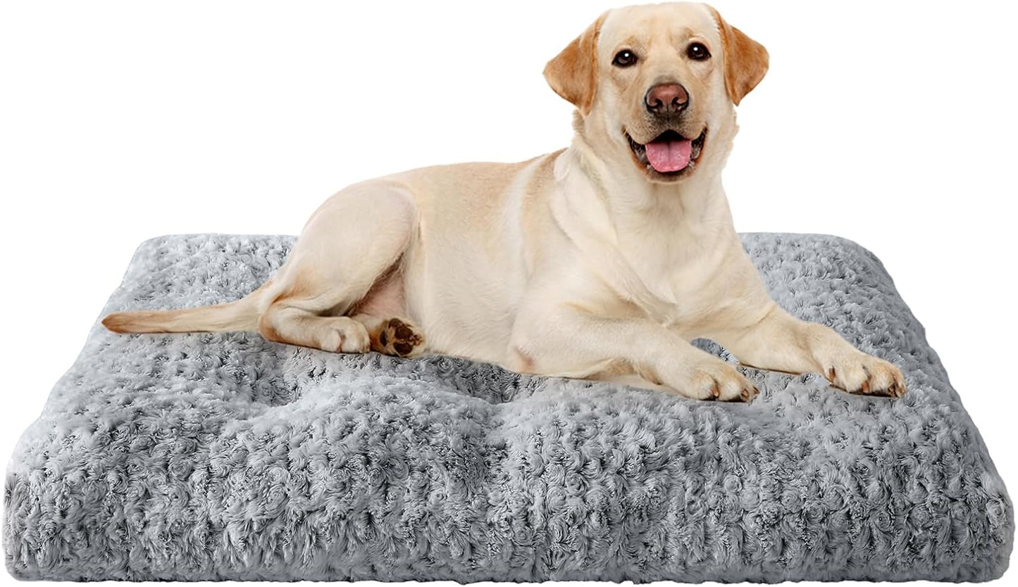 JOLLYVOGUE Washable Dog Bed for Crate, Soft Comfy Pet Pad