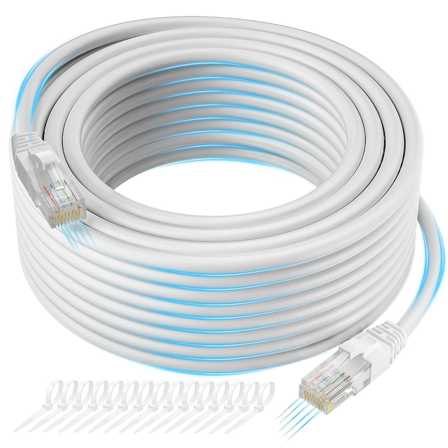 High Speed 125FT Cat6 Ethernet Cable - Reliable Connectivity