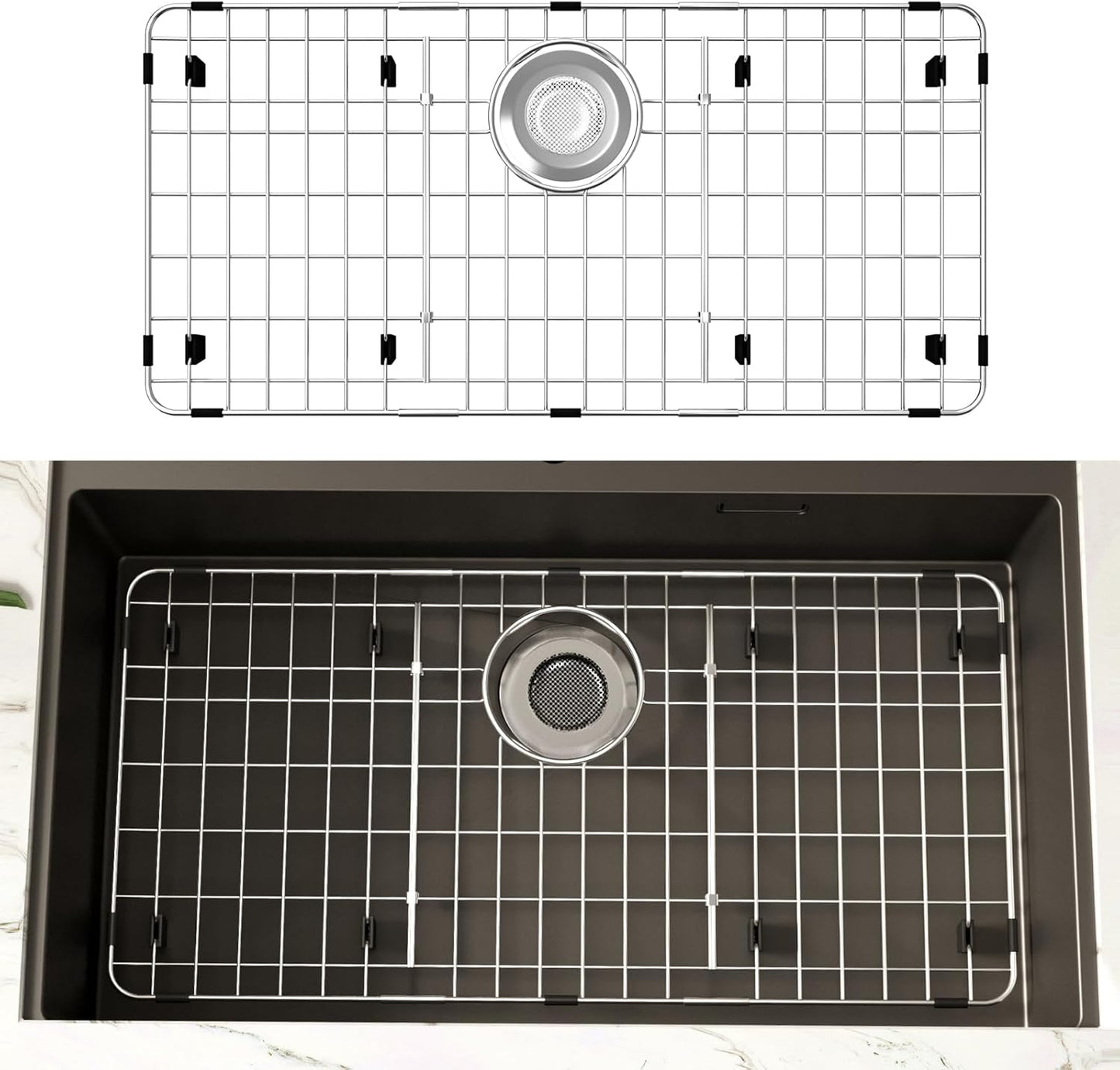 27.5 x 13.5 Stainless Steel Sink Protector for Kitchen Sinks
