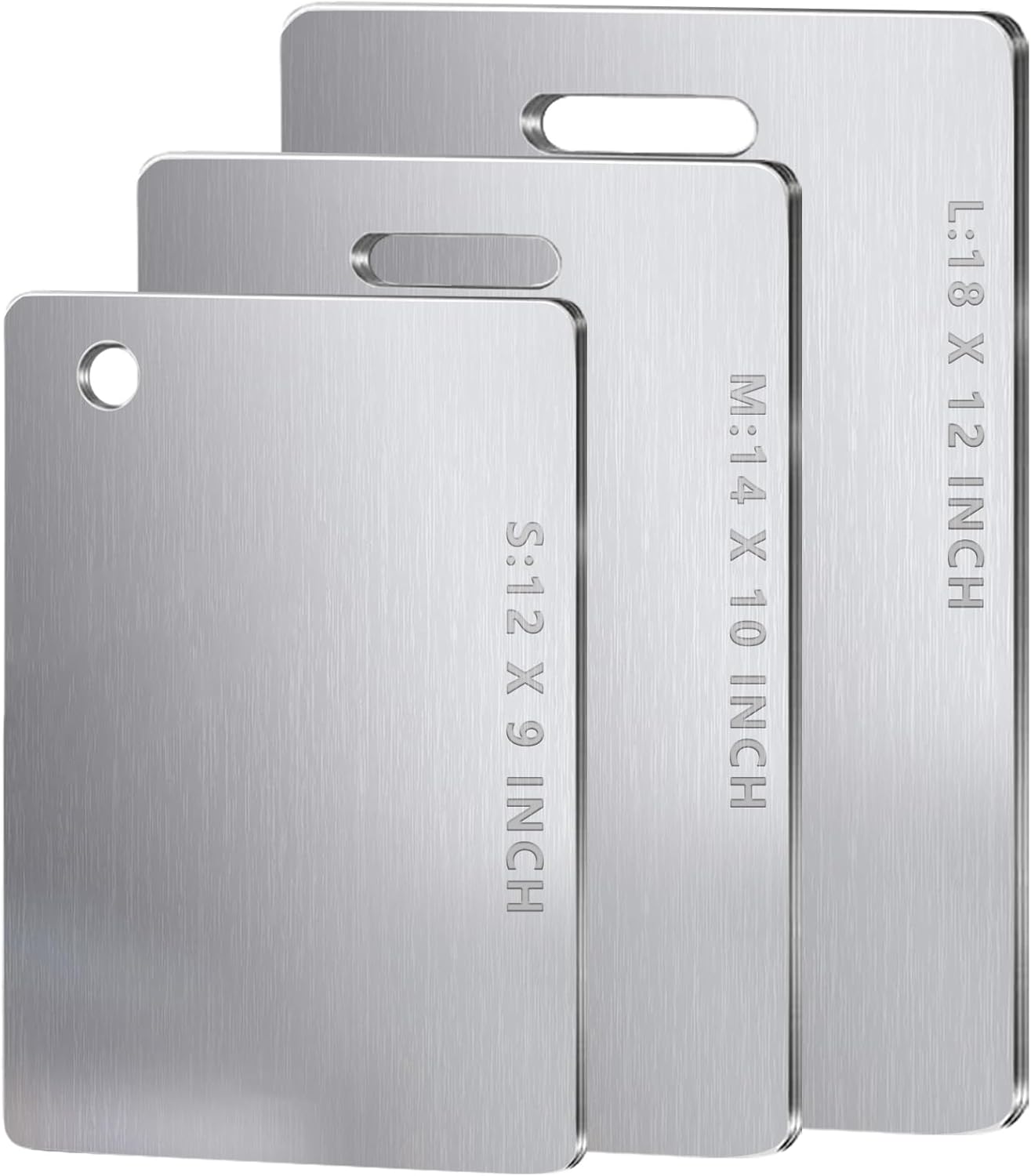 Titanium Cutting Boards for Kitchen - 3Pcs Food Grade Quality