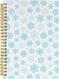 Christmas Spiral Notebook 5.5x8.3 in - Compact Winter Journal