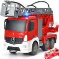 Benz Licensed Remote Control Fire Truck - Realistic RC Rescue Toy