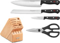 WUSTHOF Gourmet 5Pc Block Set - Sharp German Cutlery