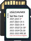 Navigation SD Card Compatible with 2021-2024 Mazda Models - North