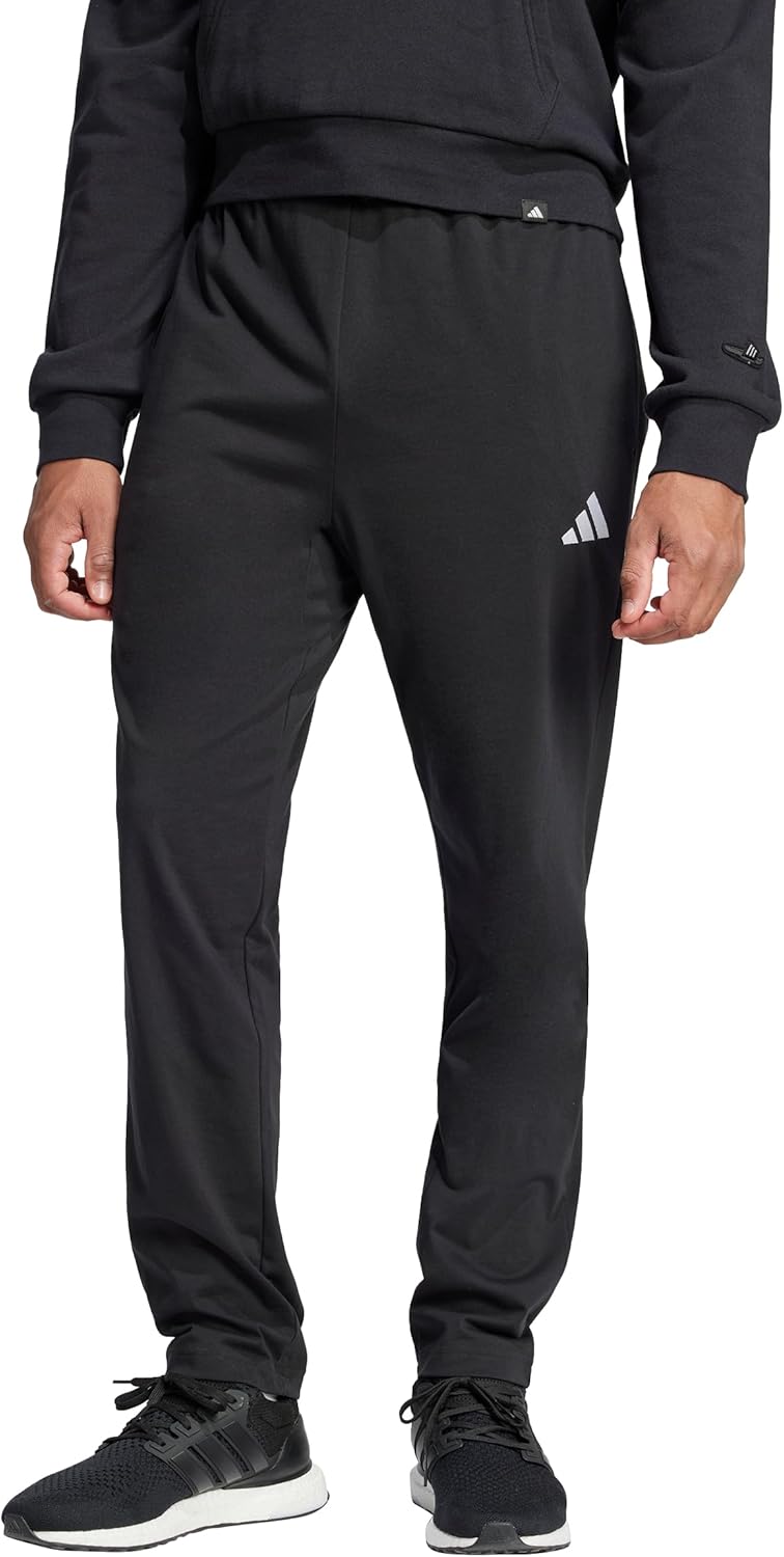 Adidas Mens Essentials Small Logo Jersey Pants for Tall Men