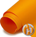 HT Puff Heat Transfer Vinyl 20in Tangerine - 3D Puff Effect