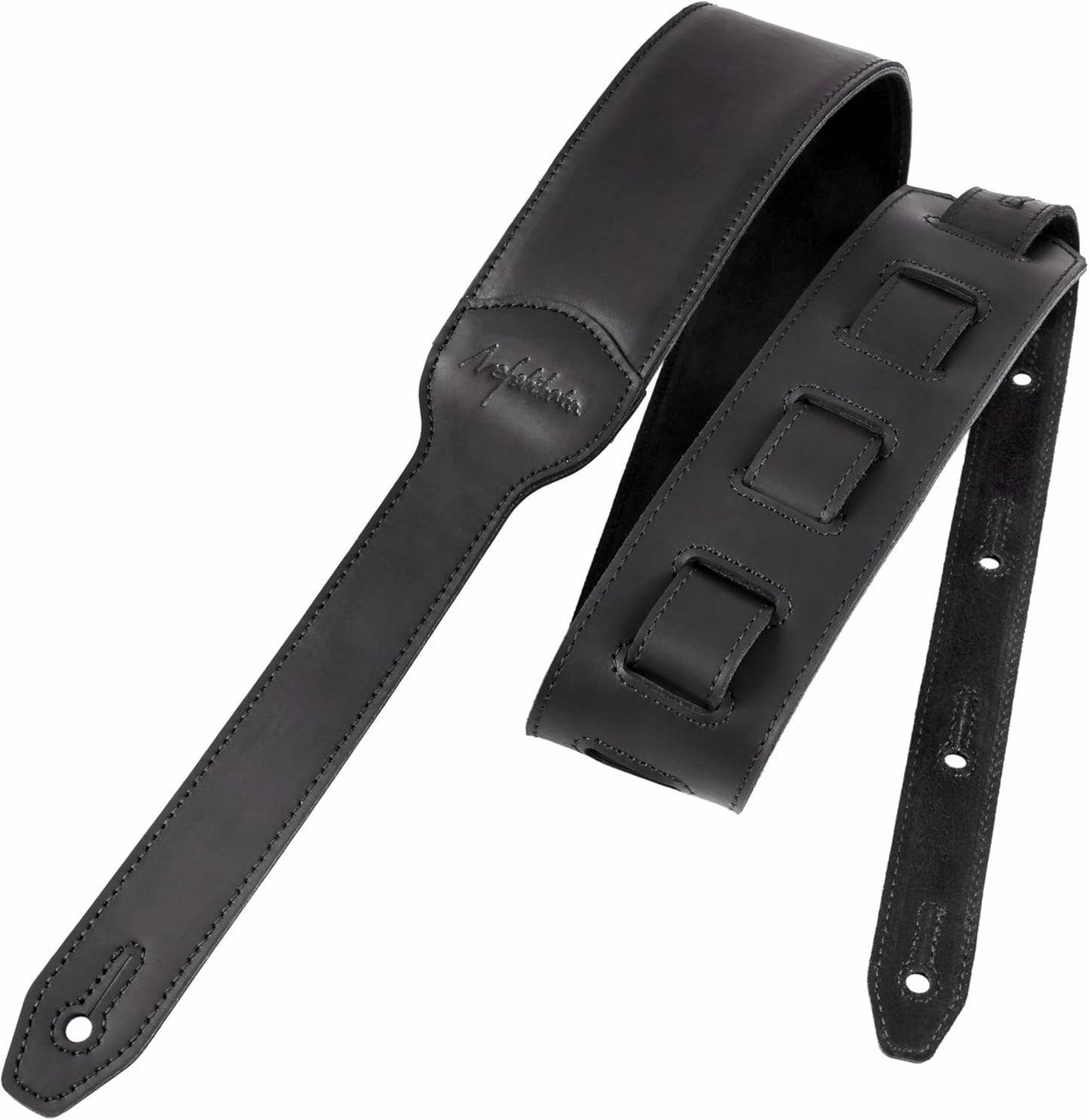 Nefelibata Banjo Strap - Adjustable Crazy Horse Leather Design