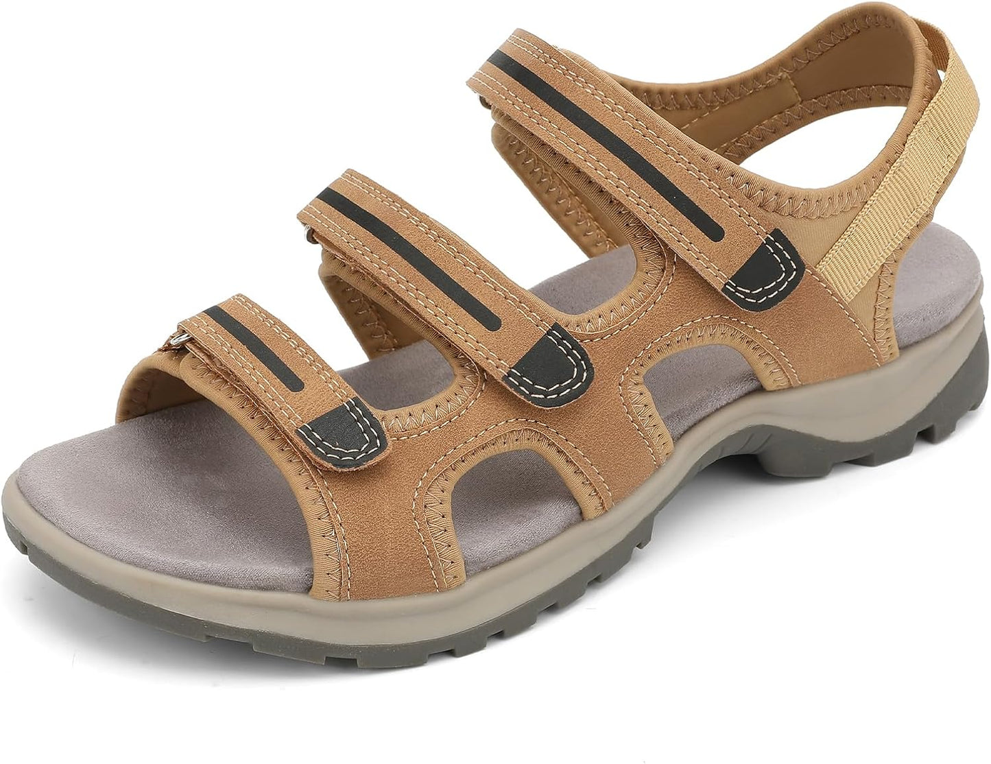 UBFEN Womens Hiking Sandals with Arch Support for Comfort