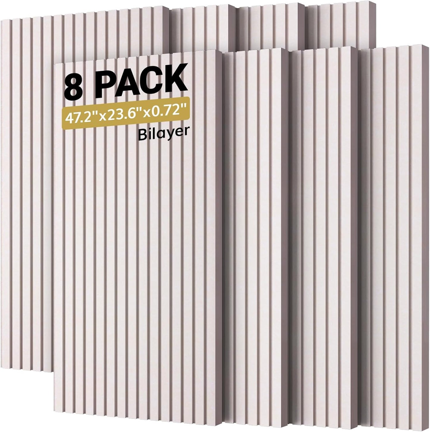 TONOR 8-Pack Bilayer Acoustic Panels for Superior Soundproofing