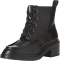 Women's Moc Toe Boot with Memory Foam Comfort - Chunky Heel Essentials