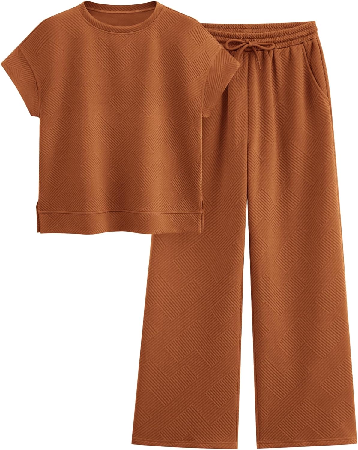 PRETTYGARDEN 2 Piece Outfits For Women Casual Tracksuit Set
