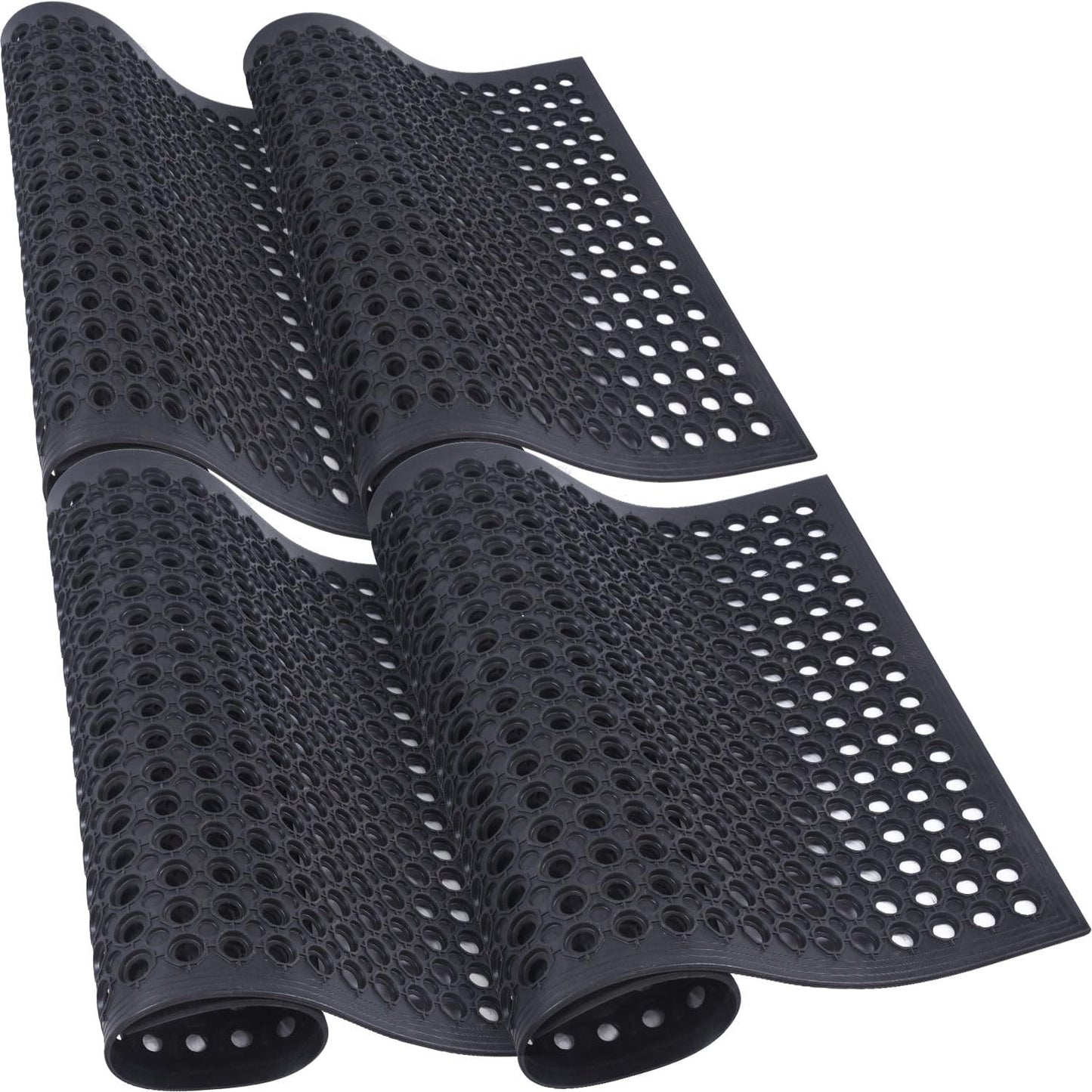 Heavy-Duty Rubber Entrance Floor Mats for Kitchen and Bar
