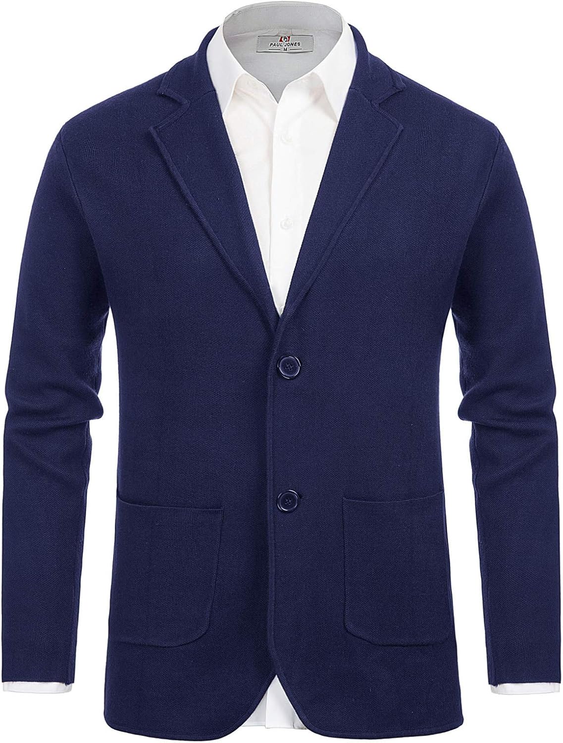 PJ PAUL JONES Men's Cardigan Sweater Blazer for Stylish Comfort