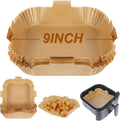 BYKITCHEN 9 Square Air Fryer Liners (Set of 50)