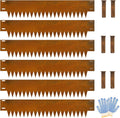 Cor Ten Steel Landscape Edging 8H x 40L in 6-Pack - Rustic Garden Edge
