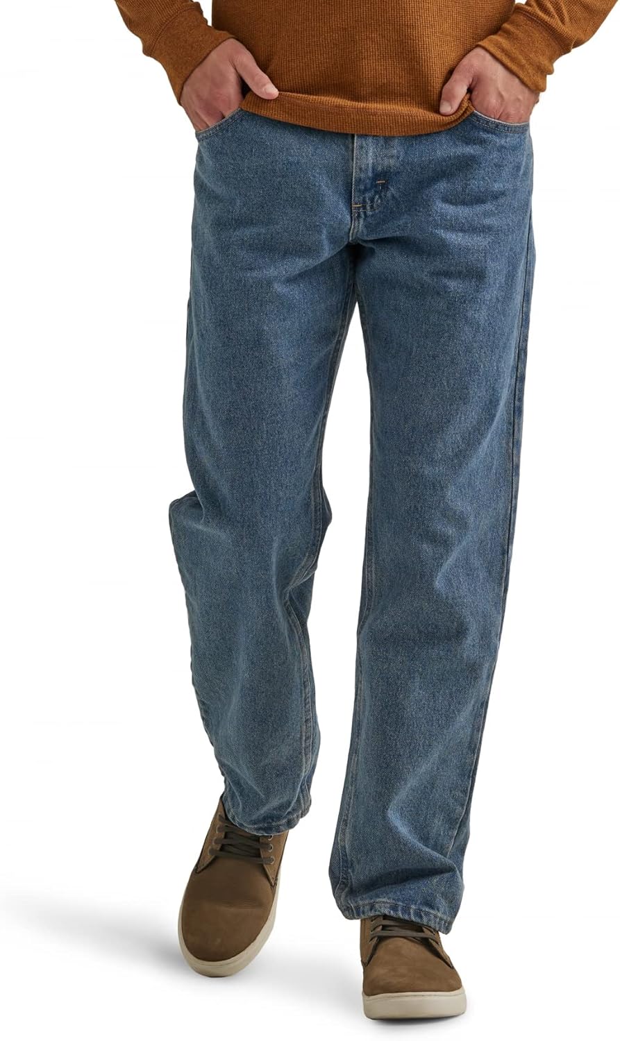 Wrangler Authentics Mens Classic Relaxed Fit Cotton Jeans Review