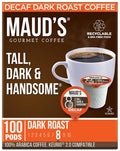 Maud's Decaf Dark Roast Coffee Pods 100 ct - Rich Decaf Pods