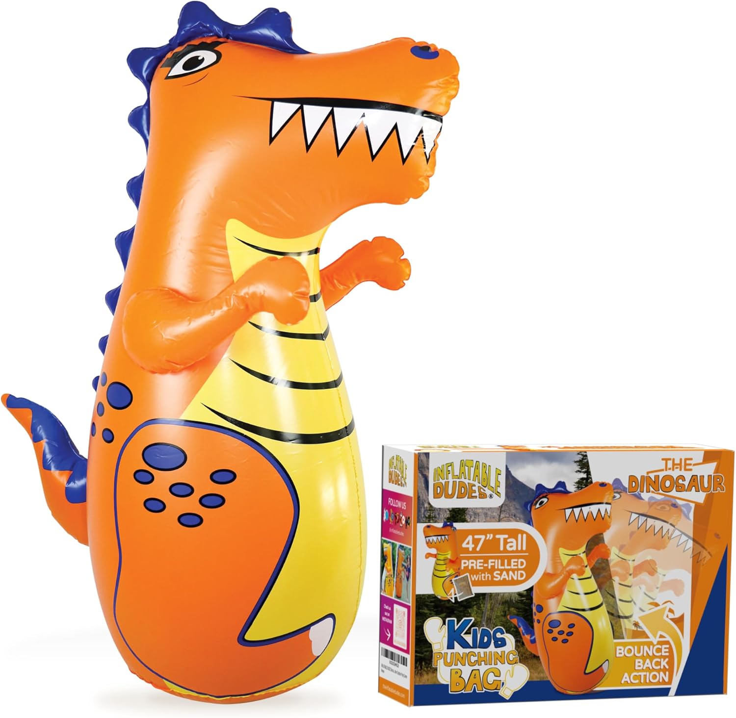 Dino Bop Bag: Enhanced Bounce Action!