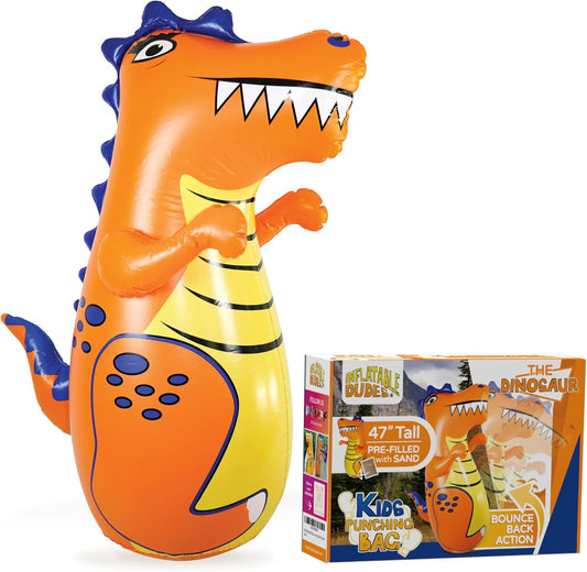 Dino Bop Bag: Enhanced Bounce Action!