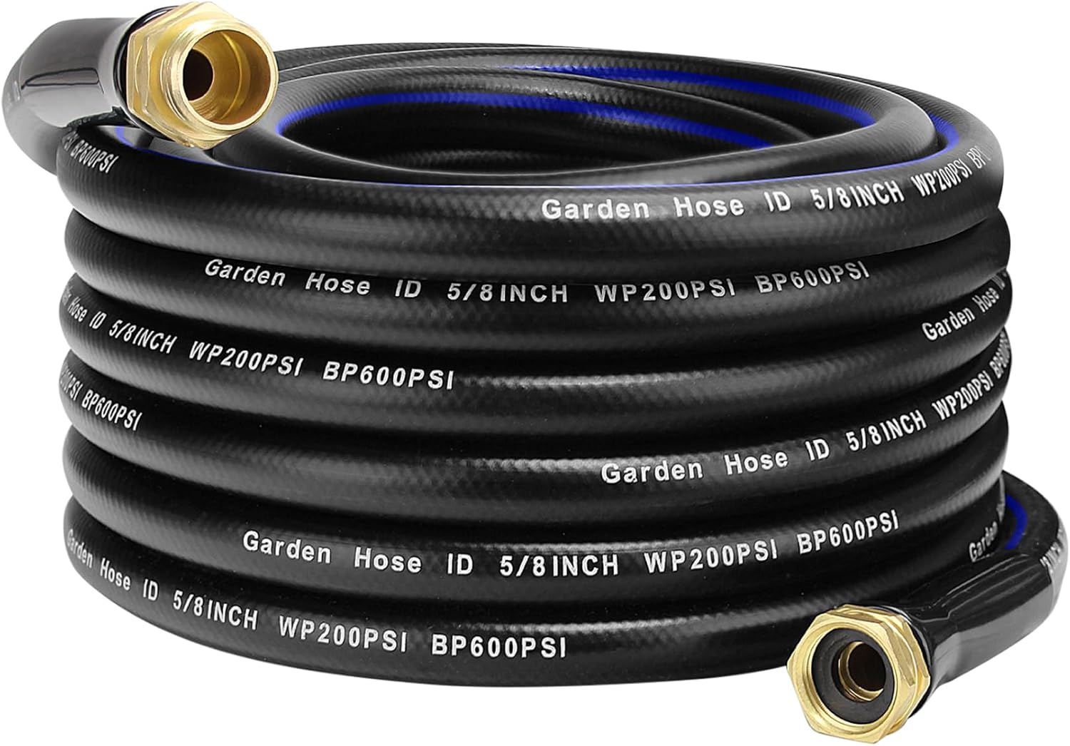 50 FT Garden Hose - Flexible No Kink Heavy Duty Water Hose
