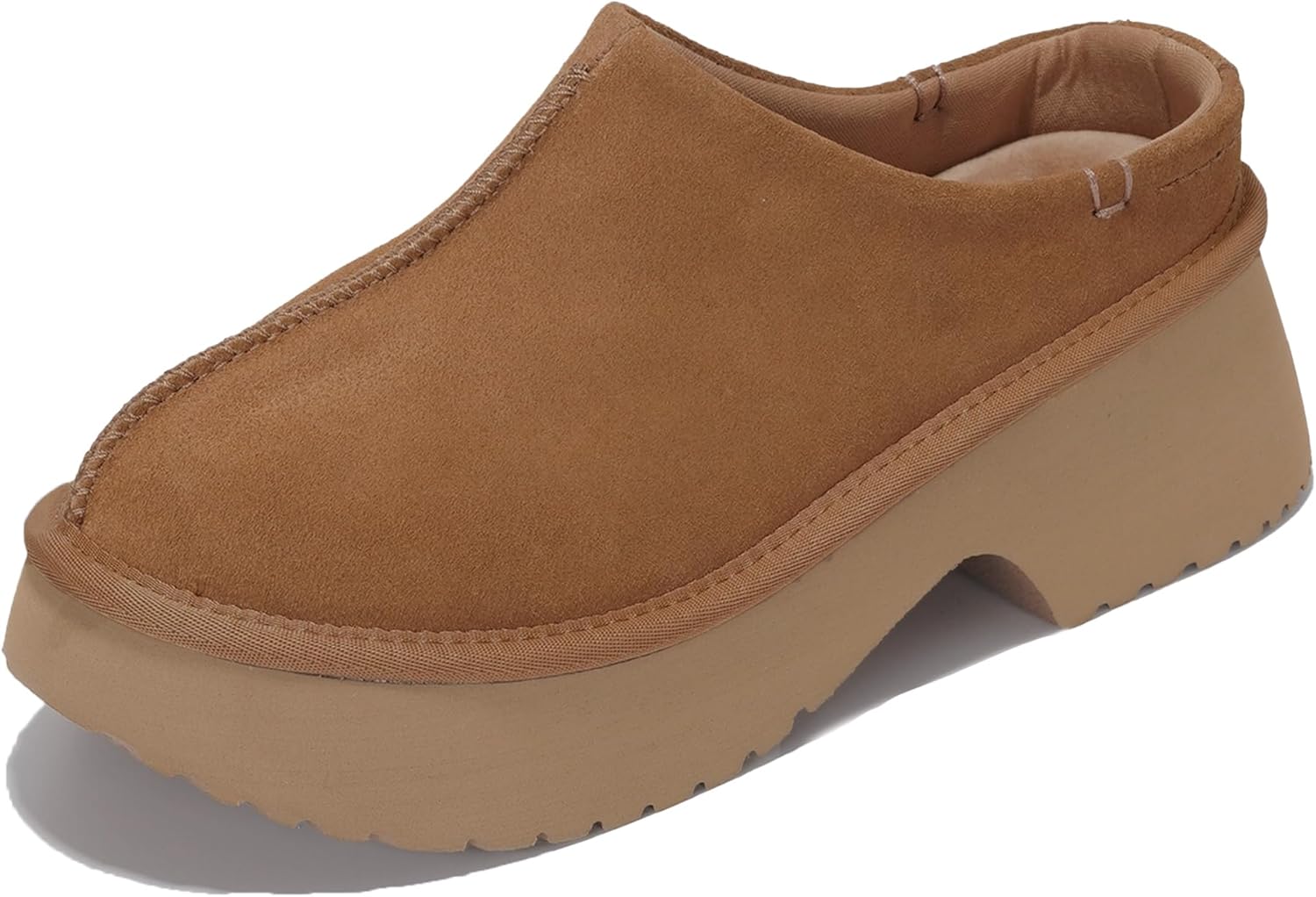 Project Cloud Genuine Leather Clogs for Women with Memory Foam