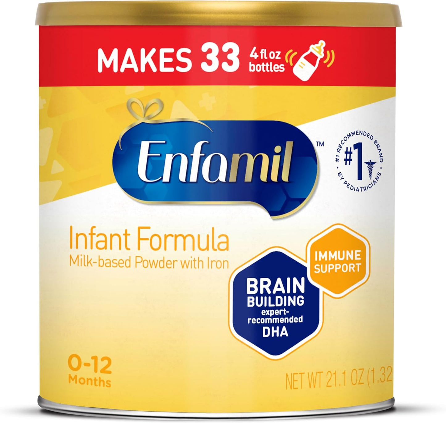 Enfamil Infant Formula with DHA & Iron for Baby's Growth