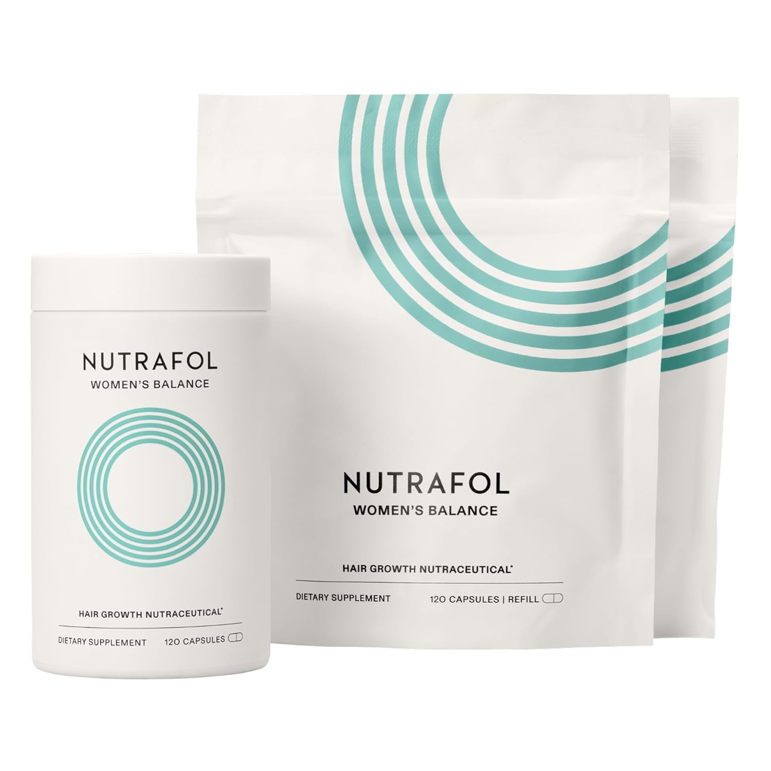 Nutrafol Women's Balance Hair Growth Supplements for Thicker Hair