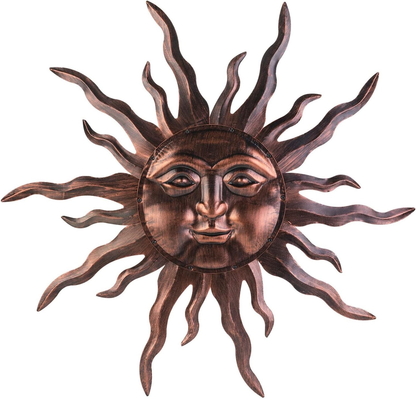 Large Metal Sun Wall Art Decor for Indoor Outdoor Spaces