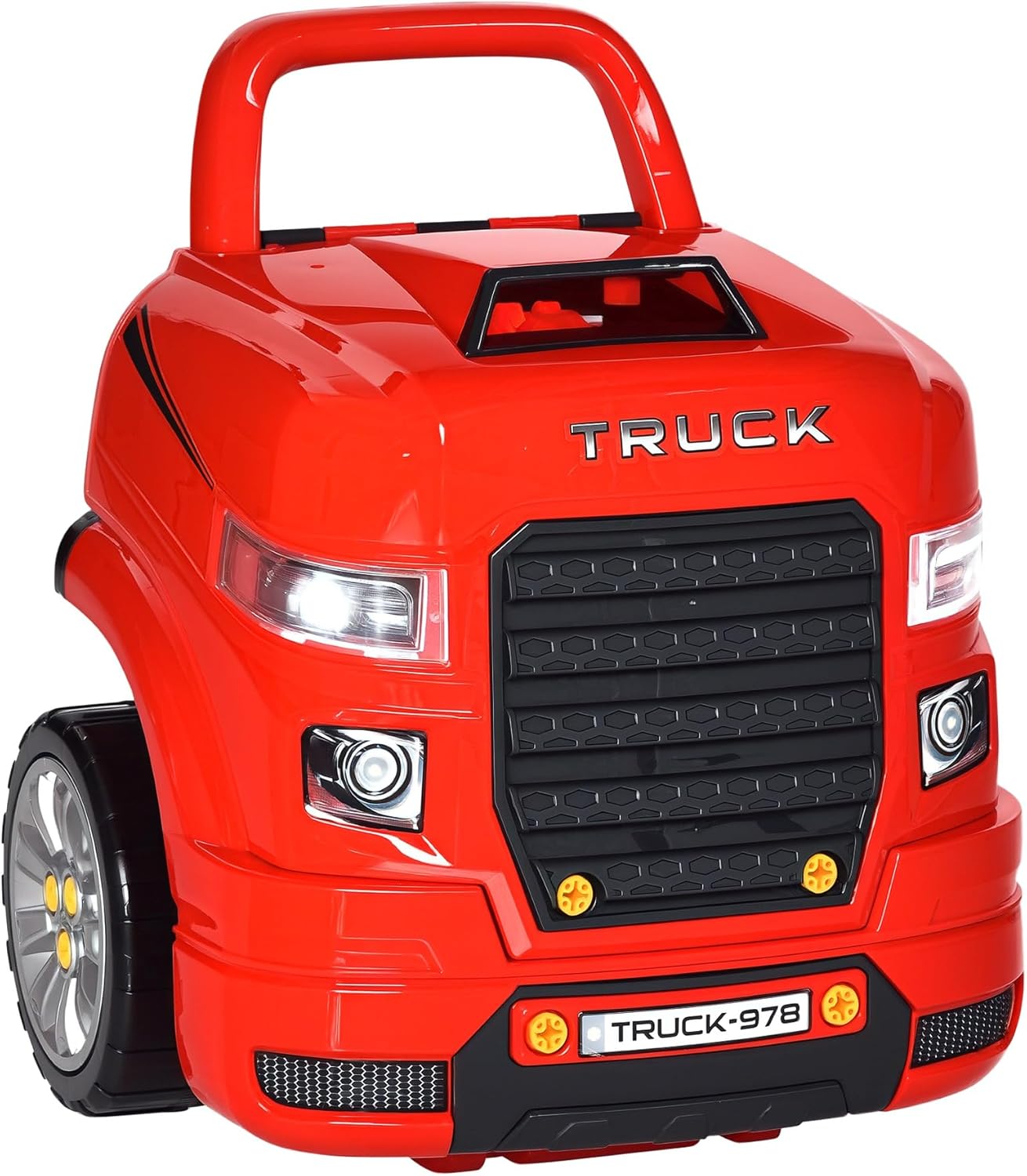 Qaba Truck Engine Toy for Kids with Lights and Sounds Fun