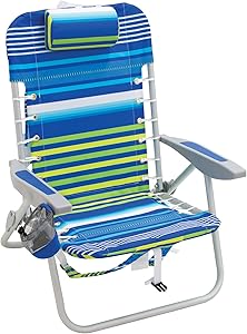 Rio Brands Beach 4-Position Folding Chair for Ultimate Comfort