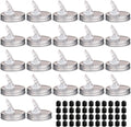 Mason Jar Pour Spouts 70mm 22-Pack - Leak-Resistant Pourer Set