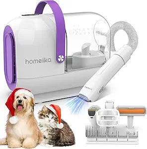Homeika Dog Grooming Kit with Vacuum for Effortless Grooming