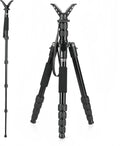 Rifle Tripod Shooting Stand - Adjustable Lightweight 360 Rotating V