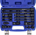 WORKPRO 18-Piece Impact Socket Extension Set - Durable Drive