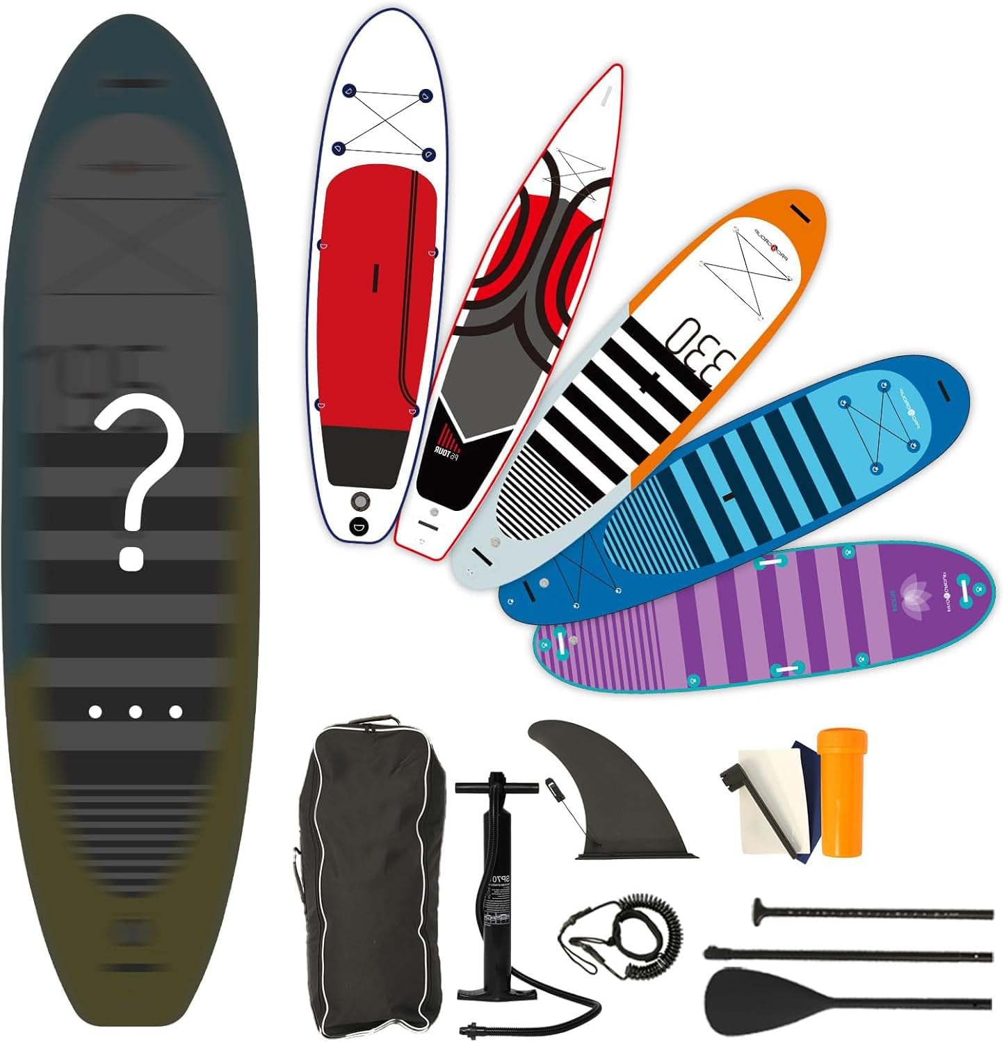 Inflatable Stand Up Paddle Board with Accessories for Adults