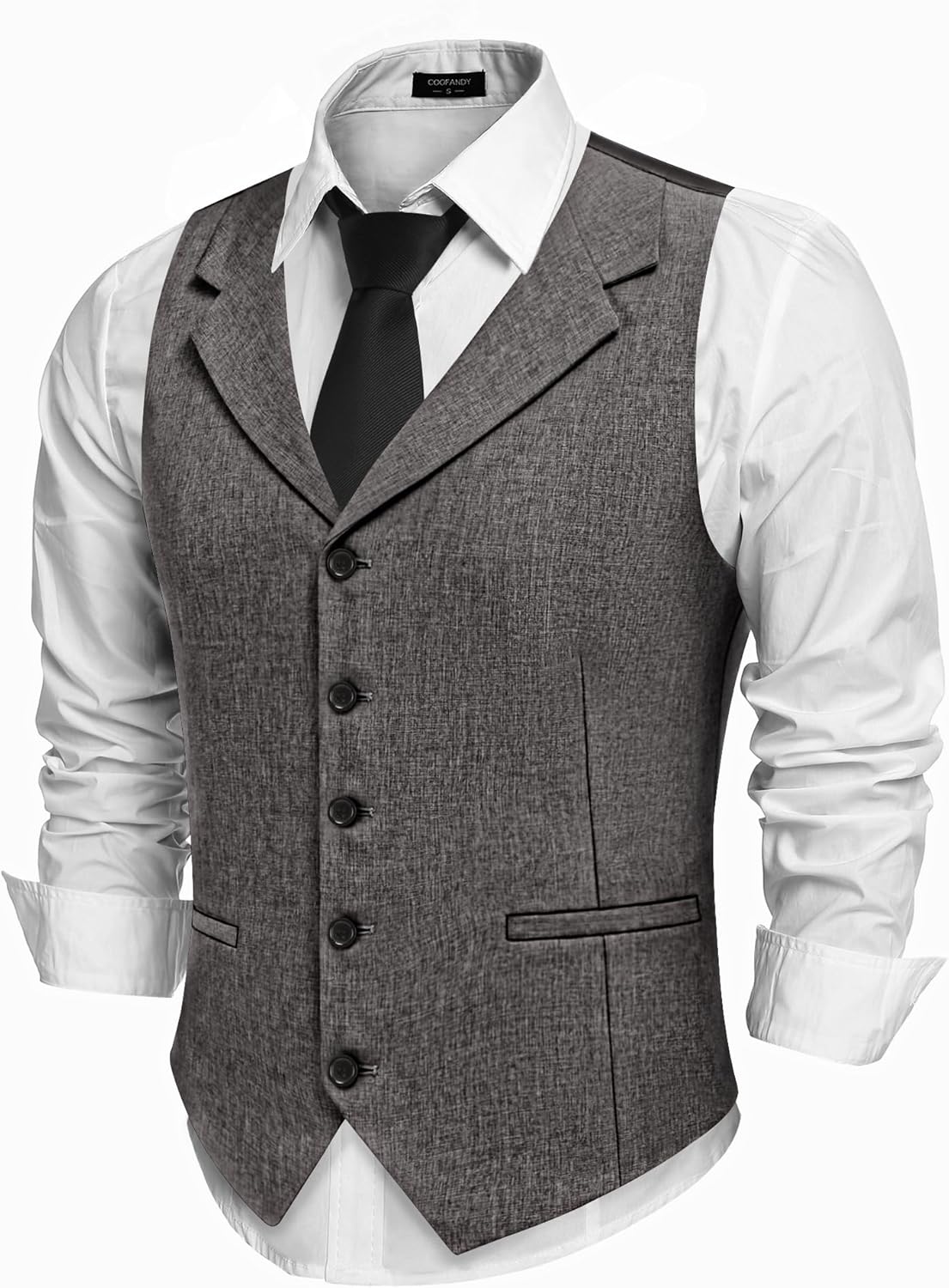 COOFANDY Men's Suit Vests Slim Fit Waistcoat for Any Occasion