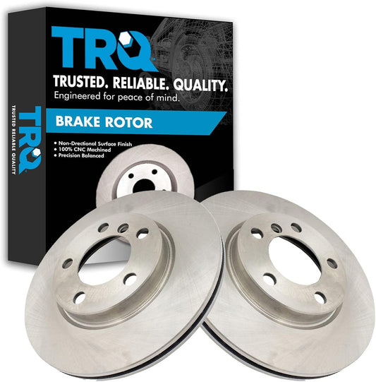 TRQ Front Brake Rotors Set for Mini Cooper Countryman & Paceman