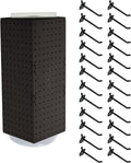 Four-Sided Revolving 8in x 20in Pegboard Counter Display - Ready
