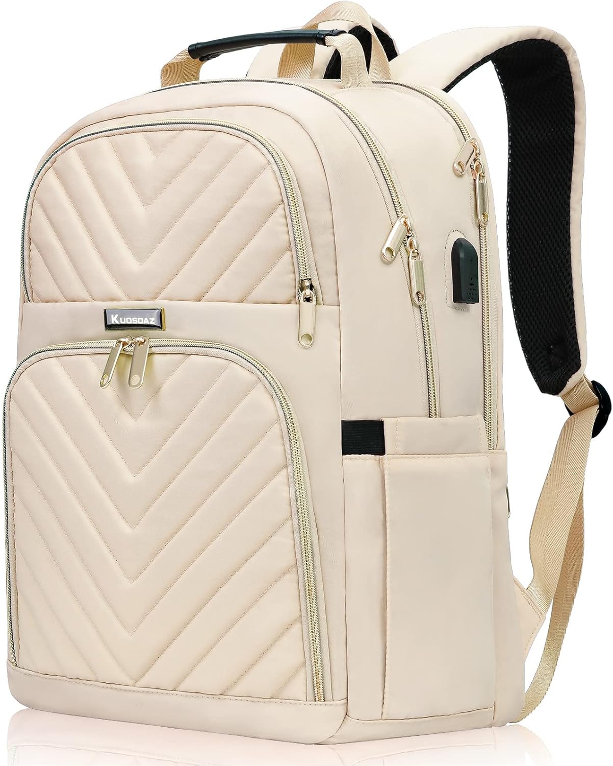 Travel Laptop Backpack for Women with USB Charging Port and Style