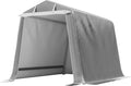 Shintenchi 6x6ft Outdoor Portable Storage Shelter - Compact Garage