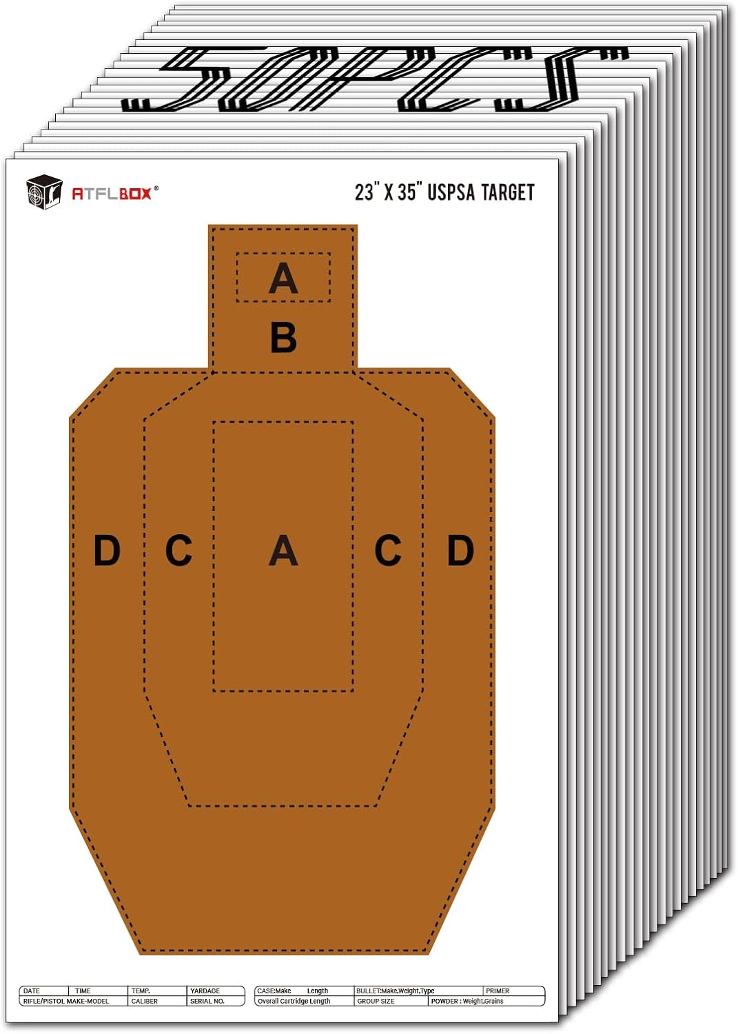 IPSC/USPSA Practice Paper Shooting Targets for All Skill Levels ...