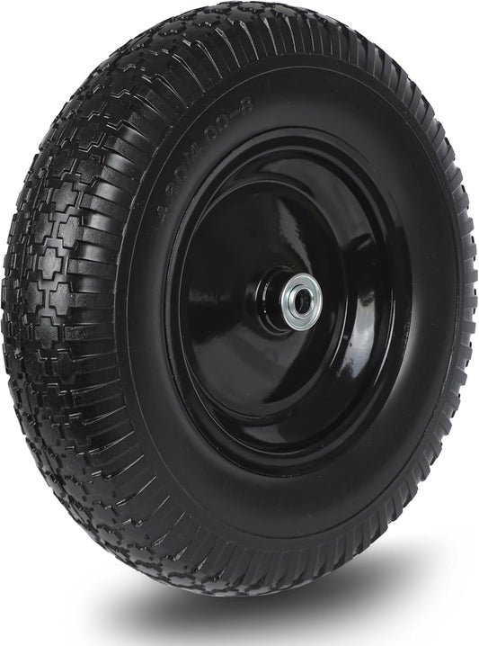 Taifa 16 Inch Flat Free Replacement Tires for Wheelbarrows and Carts