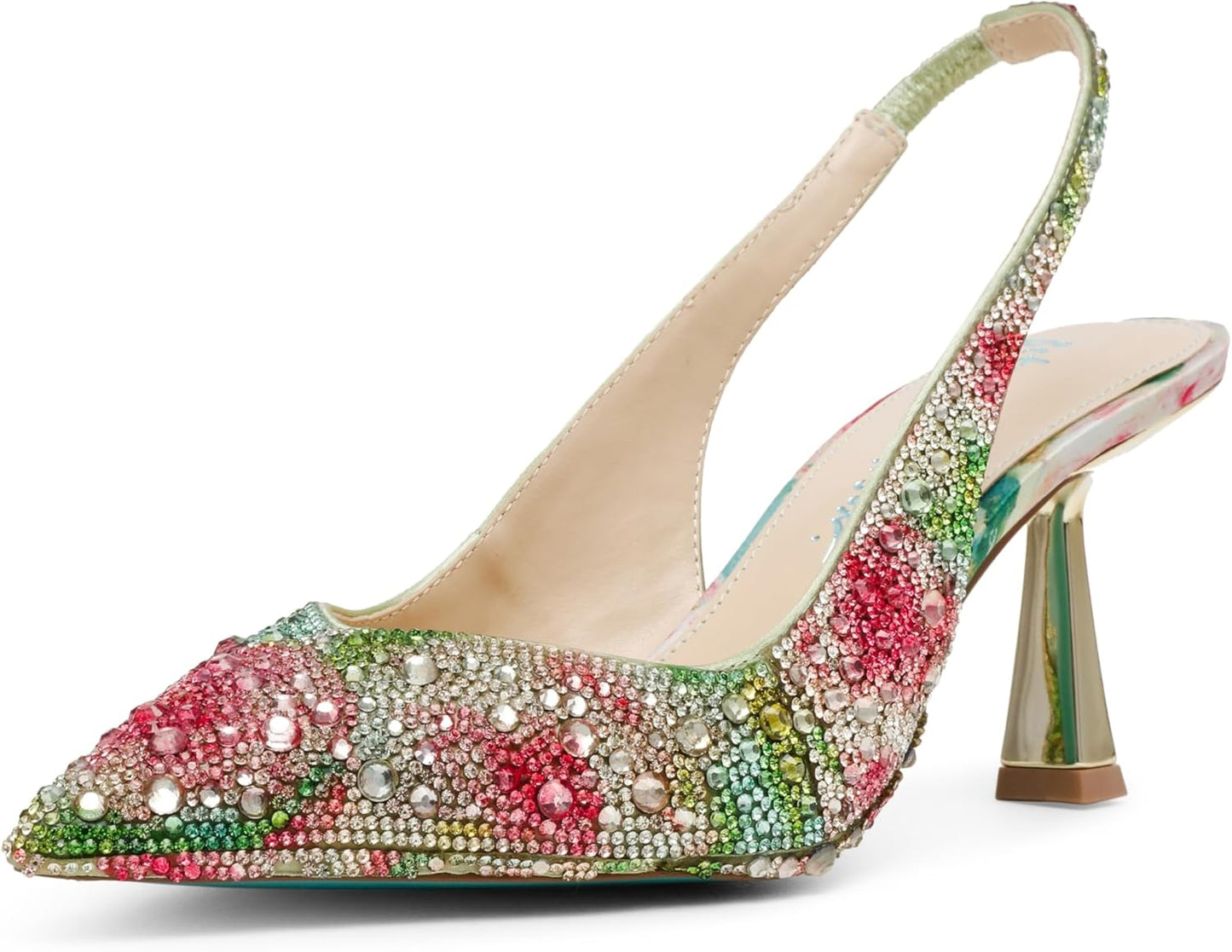 Betsey Johnson SBCLARK Rhinestone Pointed Toe Pumps for Style