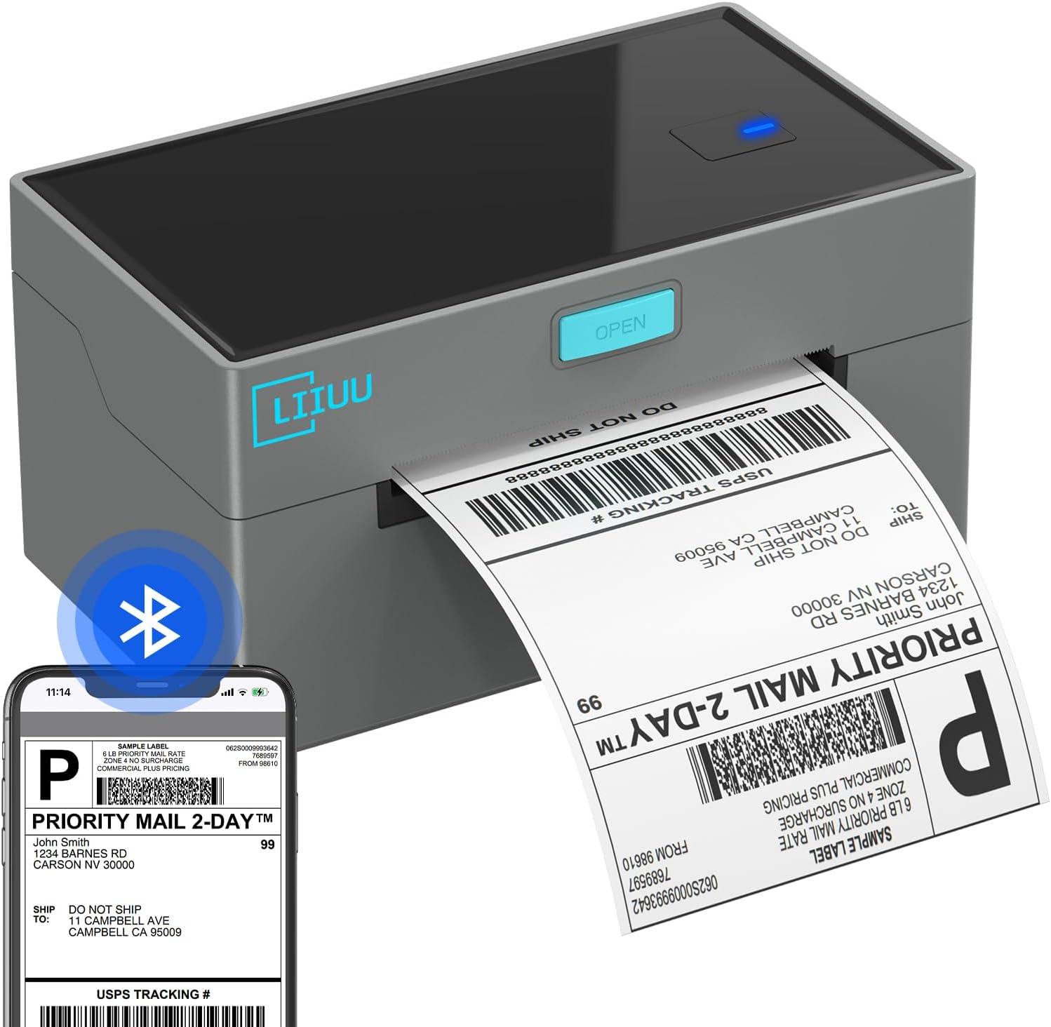 Fast Ship Labels: Bluetooth Printer for All Devices