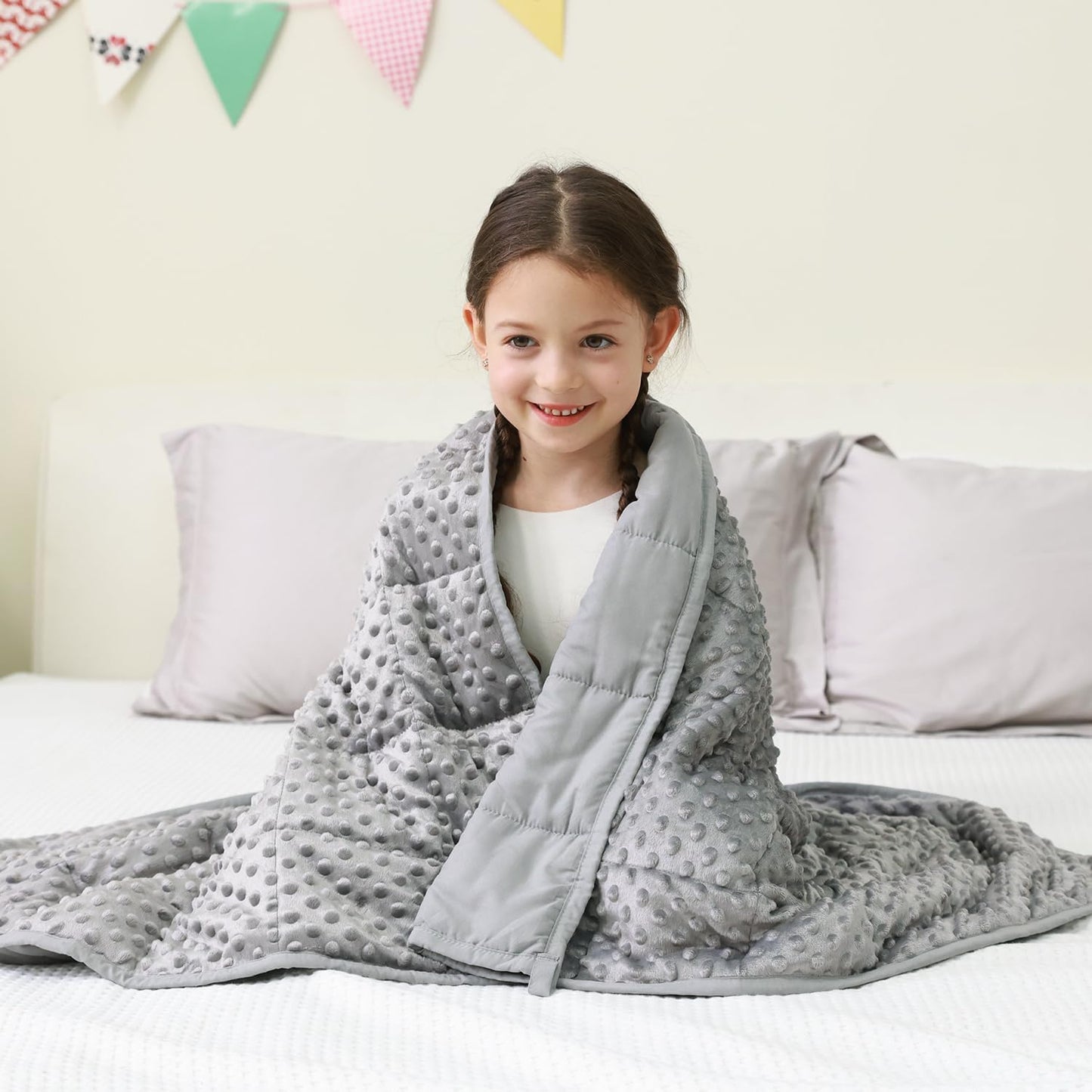 Mr. Sandman Weighted Blanket 5LBS for Restful Sleep and Comfort
